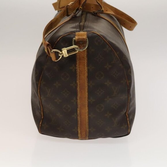 LOUIS VUITTON Monogram Keepall Bandouliere 50 Boston Bag M41416 LV Auth 132553 - Picture 4 of 16